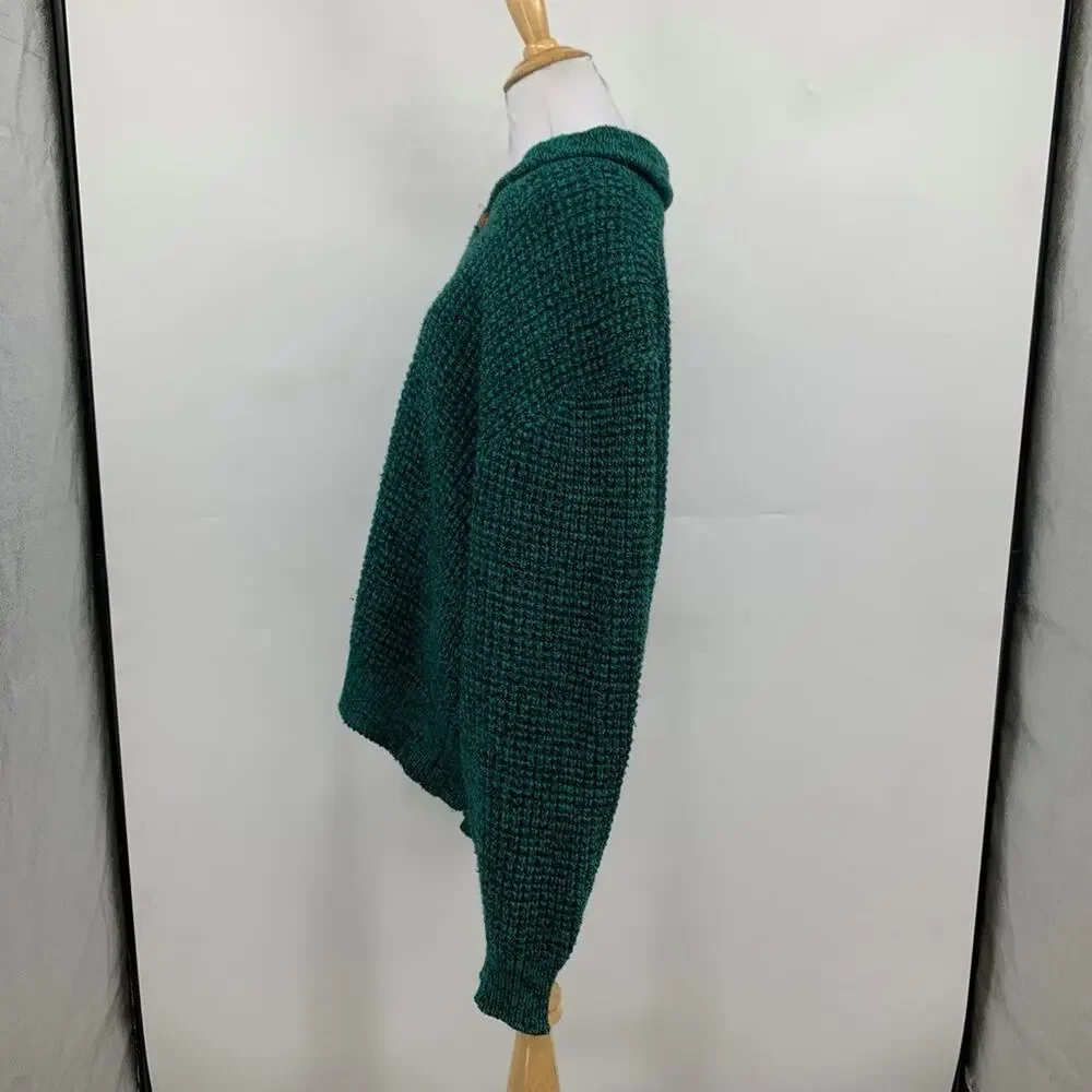Vintage American Eagle Sweater Mens M Medium Willow Wool Blend Elbow Pads Heavy